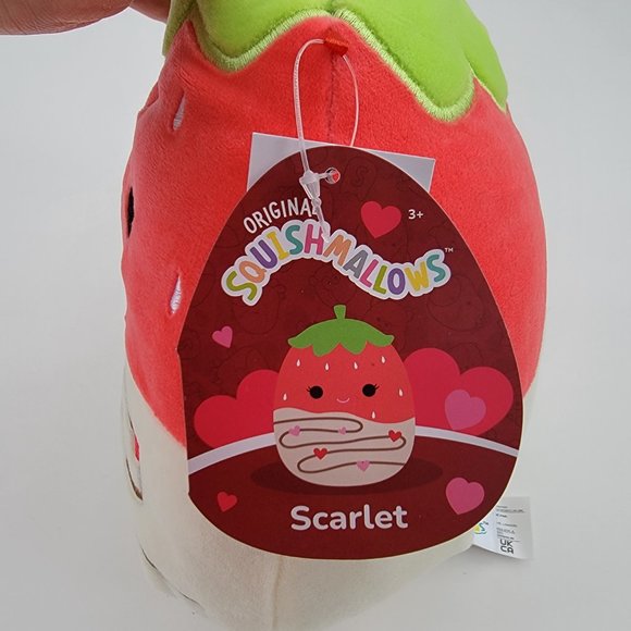 SCARLET 8” Squishmallow White Chocolate - Valentines line, brand new with tags - Picture 4 of 7